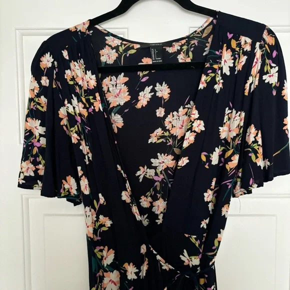 Forever 21 High-Low Floral Maxi Dress - Picture 2 of 5